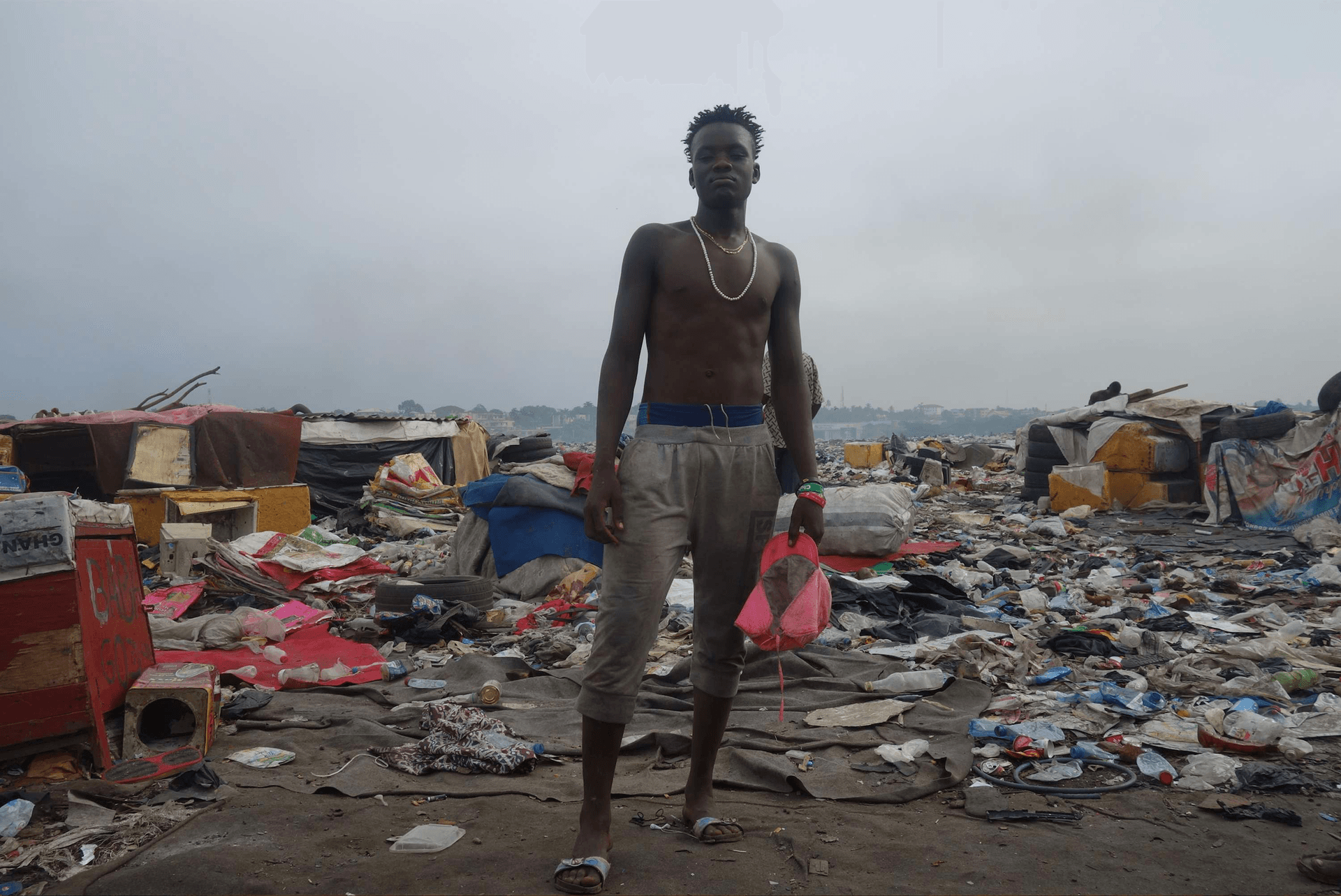 Living on site at the dump